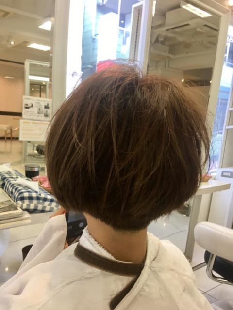 襟足短めのショートボブ ヘアカタログ Ash 吉祥寺店 長町 真樹 ヘアサロン 美容院 Ash オフィシャルサイト