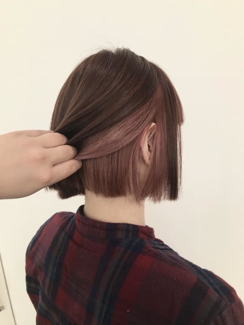 インナーカラー ネイビーラベンダー ヘアカタログ Ash 大宮店 清藤 綾 ヘアサロン 美容院 Ash オフィシャルサイト