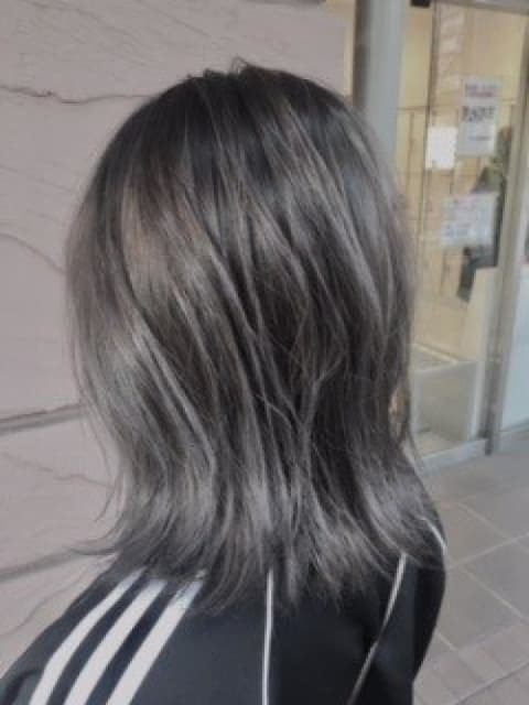 ハイライトグレージュ ヘアカタログ ash 志木南口店 福永 聖矢 ヘアサロン 美容院 ash オフィシャルサイト