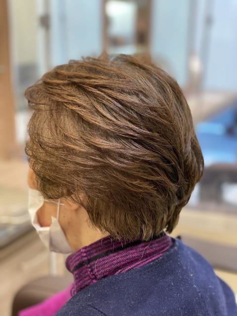 ミセス前下がりのショートボブ ヘアカタログ Ash 永福町店 宮崎 豪 ヘアサロン 美容院 Ash オフィシャルサイト