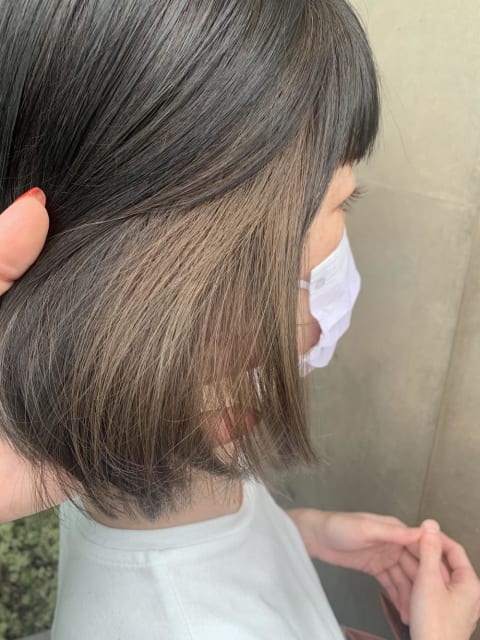ブルーアッシュ系ブルネットカラー ヘアカタログ Ash 永福町店 町田 晴美 ヘアサロン 美容院 Ash オフィシャルサイト
