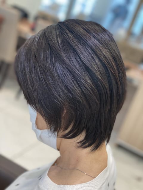 襟足長めのショートレイヤー ヘアカタログ Ash 永福町店 宮崎 豪 ヘアサロン 美容院 Ash オフィシャルサイト 襟足長めのショートレイヤー ヘアカタログ Ash 永福町店 宮崎 豪 ヘアサロン 美容院 Ash オフィシャルサイト