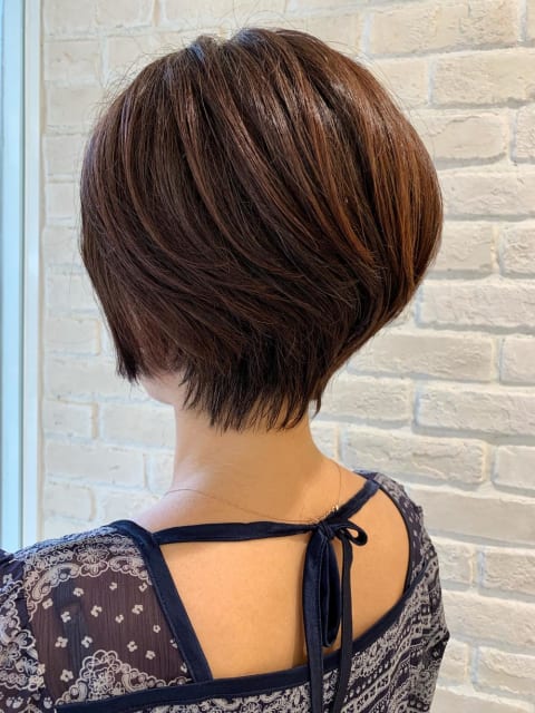 40代ショートのヘアカタログ一覧 ヘアサロン 美容院 Ash オフィシャルサイト