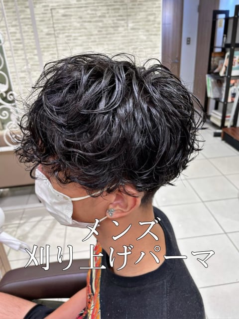 メンズ ロングヘア スパイラルパーマ ヘアカタログ Ash 高円寺店 山口 直人 ヘアサロン 美容院 Ash オフィシャルサイト