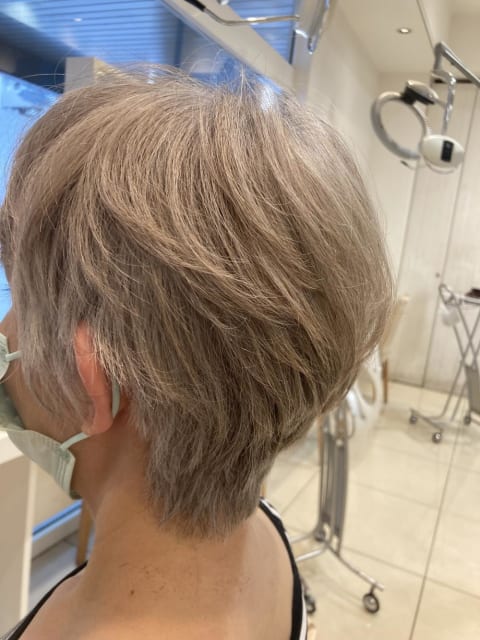 白髪ぼかしメッシュカラーのヘアカタログ一覧 ヘアサロン 美容院 Ash オフィシャルサイト