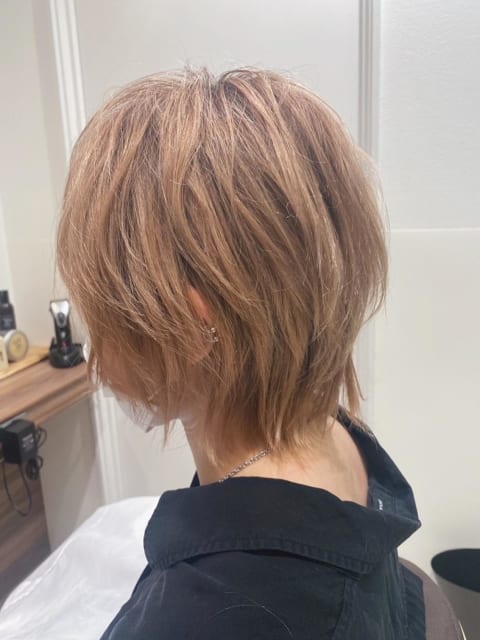 ショートウルフ ヘアカタログ Ash 池上店 田口 敬正 ヘアサロン 美容院 Ash オフィシャルサイト