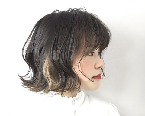 ボブとウェーブパーマ ヘアカタログ Ash 新杉田店 田中 慎也 ヘアサロン 美容院 Ash オフィシャルサイト