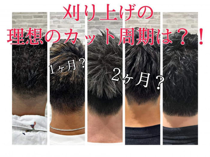 刈り上げのカット周期は ヶ月が理想 コラム Ash 高円寺店 山口 直人 Ash オフィシャルサイト