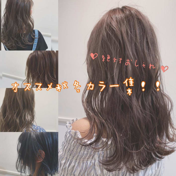 秋冬のヘアカラーはこれが人気 コラム Ash 上大岡店 平田 睦 Ash