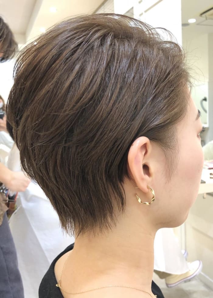 ショート ハンサムショート ショートボブ の違いとは 横浜大倉山美容院 新羽美容室 Lucy Hair ルーシー ショート ボブ くせ毛 江渡裕司