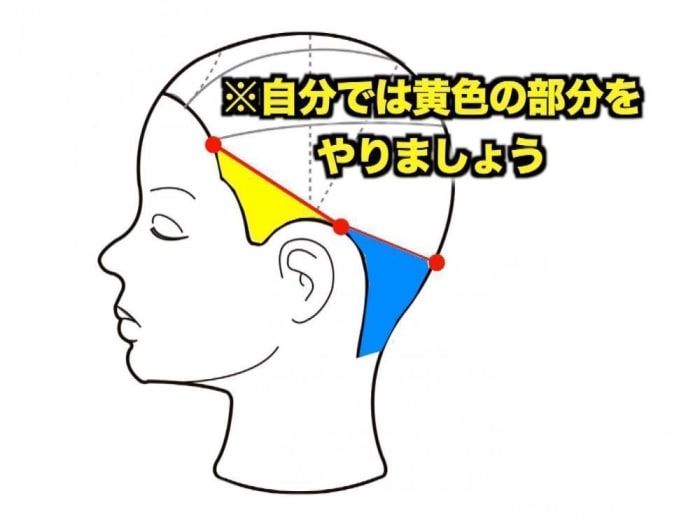 セルフ刈り上げ ツーブロックを自分でする方法 教えます Ash十日市場店 コラム Ash 十日市場店 手代木 寛朗 Ash オフィシャルサイト