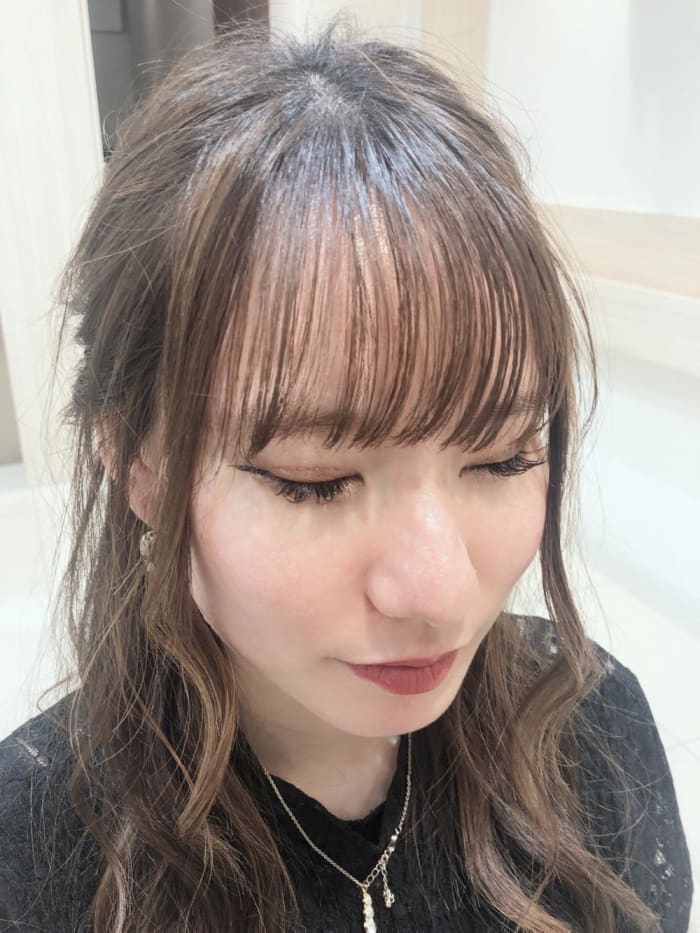 前髪のスタイリング方法.｡.*｜コラム Ash 三ツ境店 内田 萌衣｜Ash オフィシャルサイト