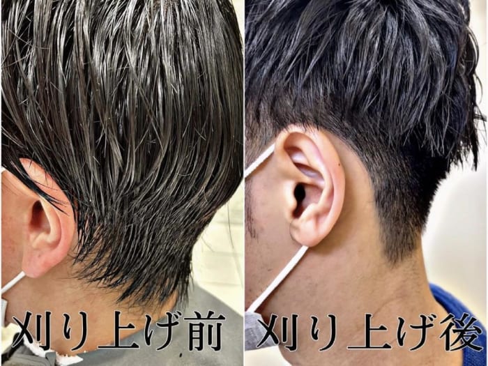 メンズ刈り上げ 長さのオーダーの仕方 コラム Ash 高円寺店 山口 直人 Ash オフィシャルサイト