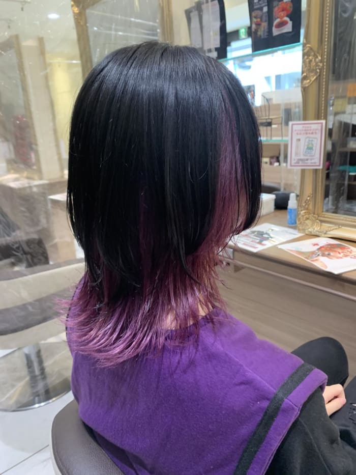 ウルフカット インナーピンク コラム Ash 中山店 佐藤 あき Ash オフィシャルサイト ウルフカット インナーピンク コラム Ash 中山店 佐藤 あき Ash オフィシャルサイト