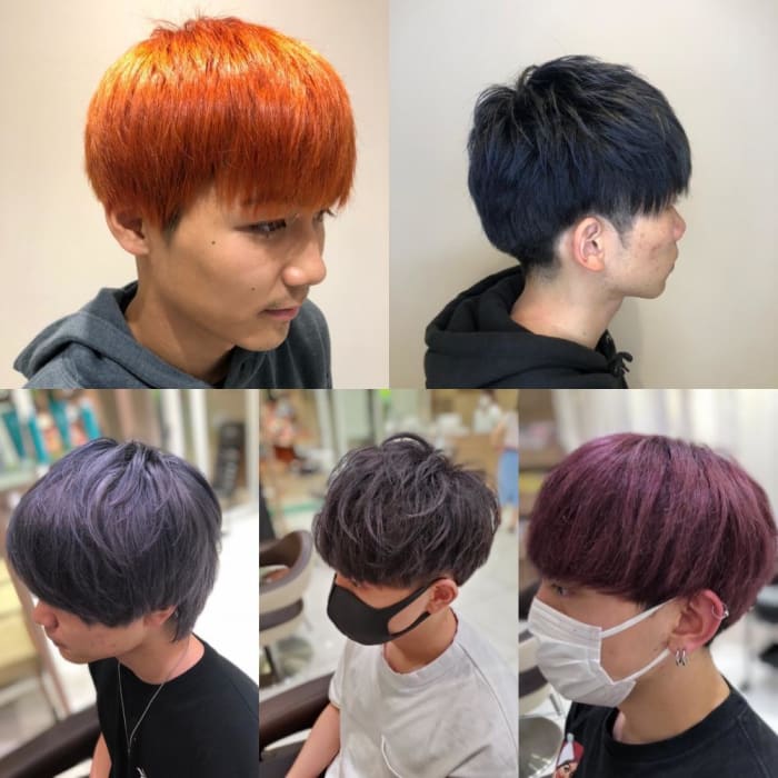 メンズ必見 色別ブリーチヘアカタログ コラム Ash 津田沼店 山崎 一輝 Ash オフィシャルサイト