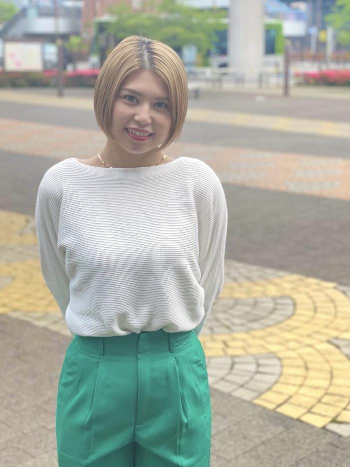 柔らかい接客を心がけています Ash 川口店 松本 彩花