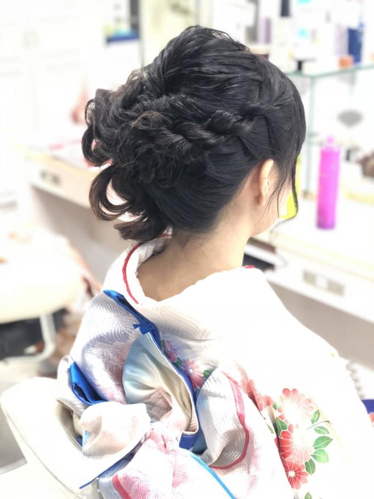 成人式 卒業式 アップスタイル ヘアカタログ Ash 瀬谷店 後藤 綾花 ヘアサロン 美容院 Ash オフィシャルサイト