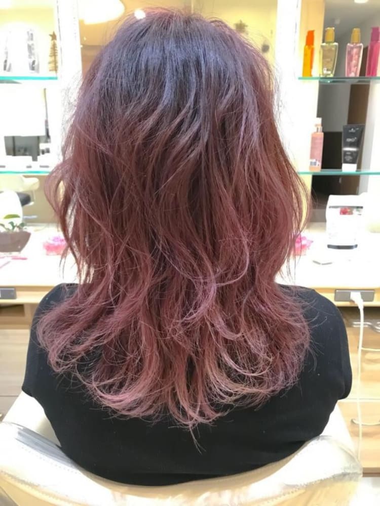 レッドヴァイオレットカラー ヘアカタログ Ash 三ツ境店 内田 敦士 ヘアサロン 美容院 Ash オフィシャルサイト