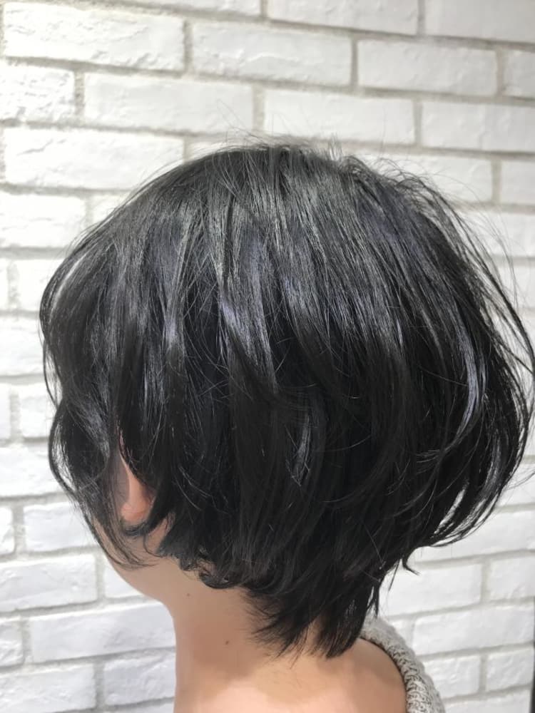 ショート ゆるふわデジタルパーマ ヘアカタログ Ash 戸田公園店 花木 洋斗 ヘアサロン 美容院 Ash オフィシャルサイト