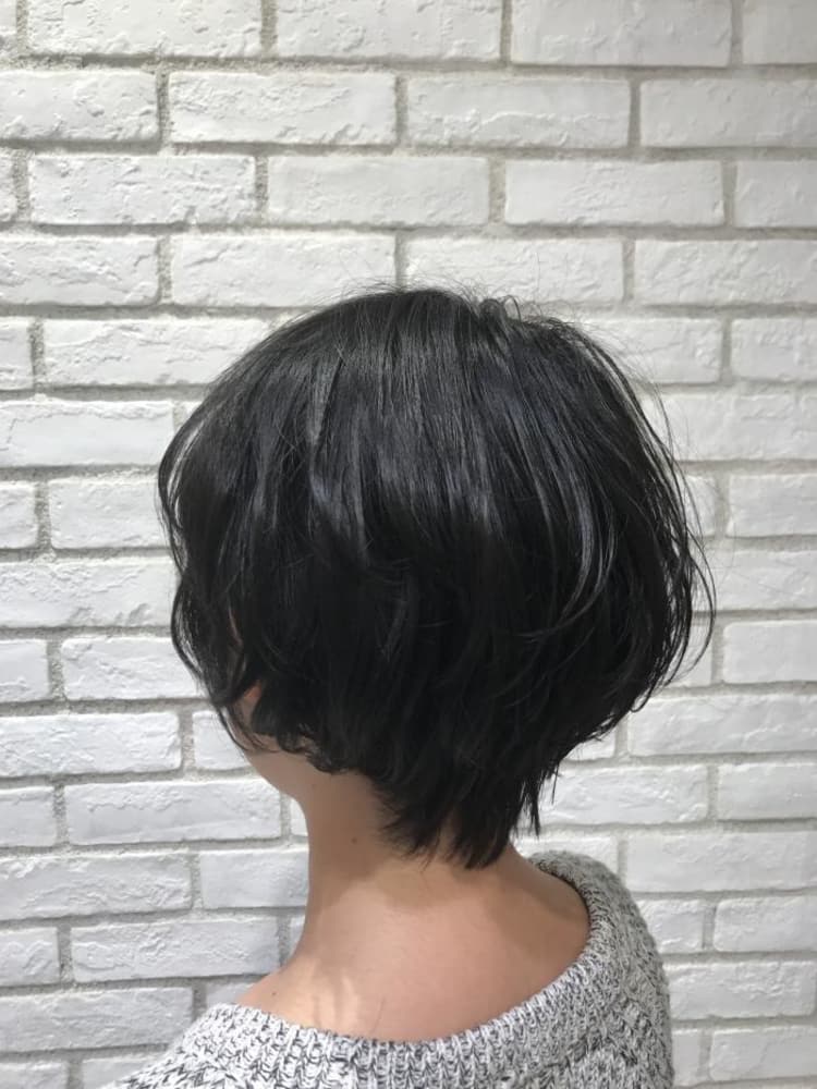 ショート ゆるふわデジタルパーマ ヘアカタログ Ash 戸田公園店 花木 洋斗 ヘアサロン 美容院 Ash オフィシャルサイト