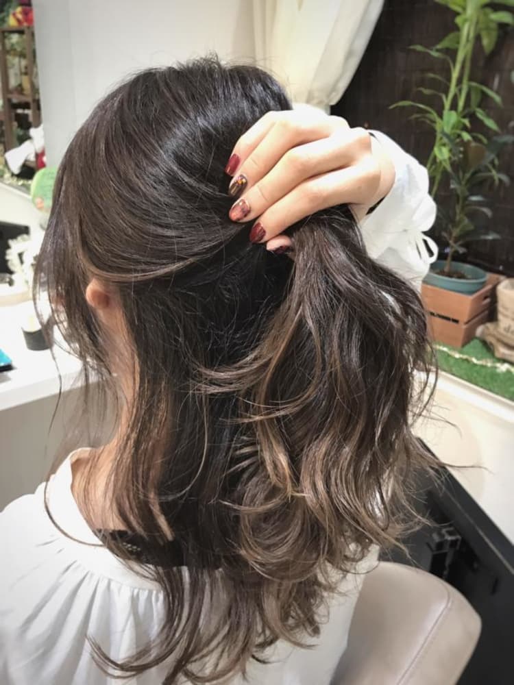 イルミナカラー ラベンダーグレージュ ハイライトグラデーションカラー ヘアカタログ Ash 大宮店 山崎 俊輔 ヘアサロン 美容院 Ash オフィシャルサイト