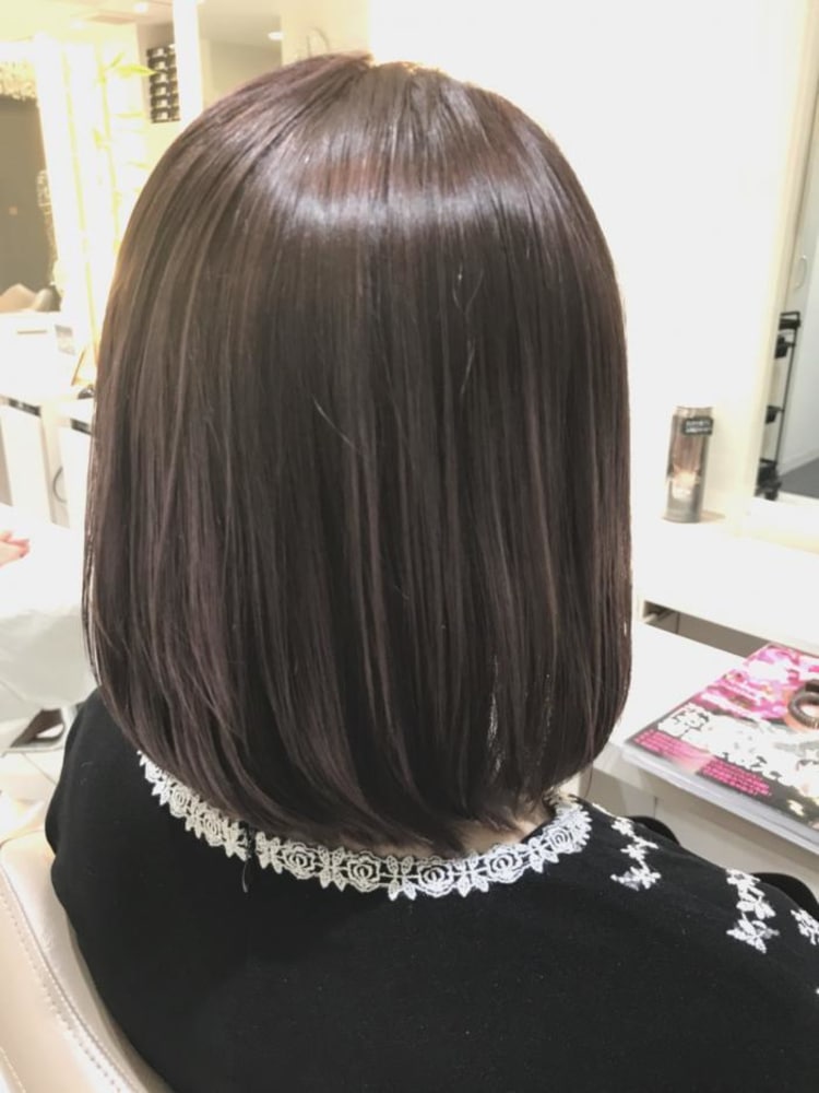 イルミナカラー グラデーションピンクパープル ヘアカタログ Ash 大宮