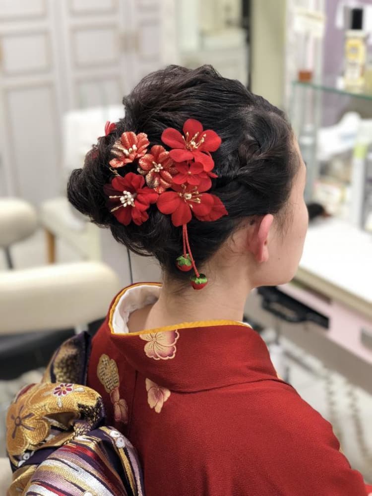 成人式 卒業式 アップスタイル ヘアカタログ Ash 瀬谷店 後藤 綾花