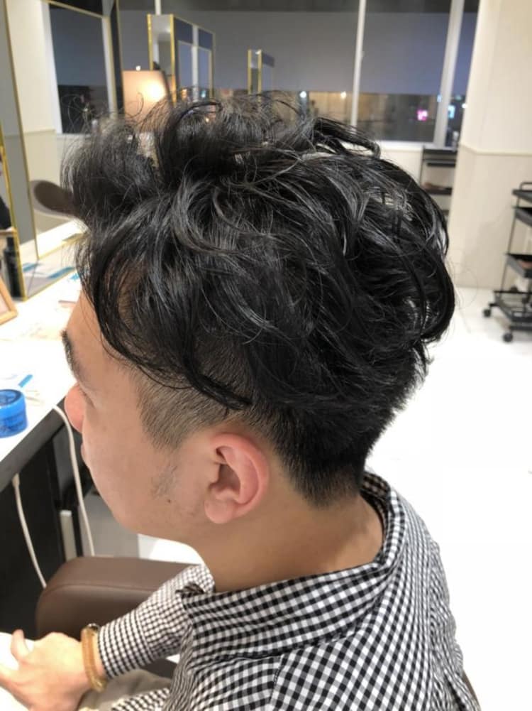 メンズパーマ ヘアカタログ Ash 青葉台店 井口 真人 ヘアサロン 美容院 Ash オフィシャルサイト