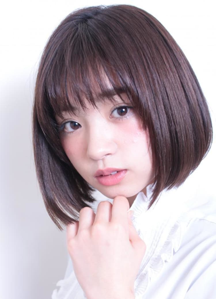 小顔に見える大人ボブ ヘアカタログ Ash 自由が丘店 江渡 裕司 ヘアサロン 美容院 Ash オフィシャルサイト