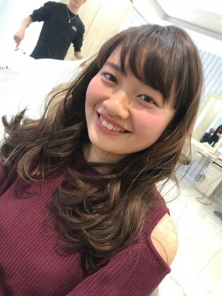 ロングレイヤー ヘアカタログ Ash 仙川店 内田 孝仁 ヘアサロン