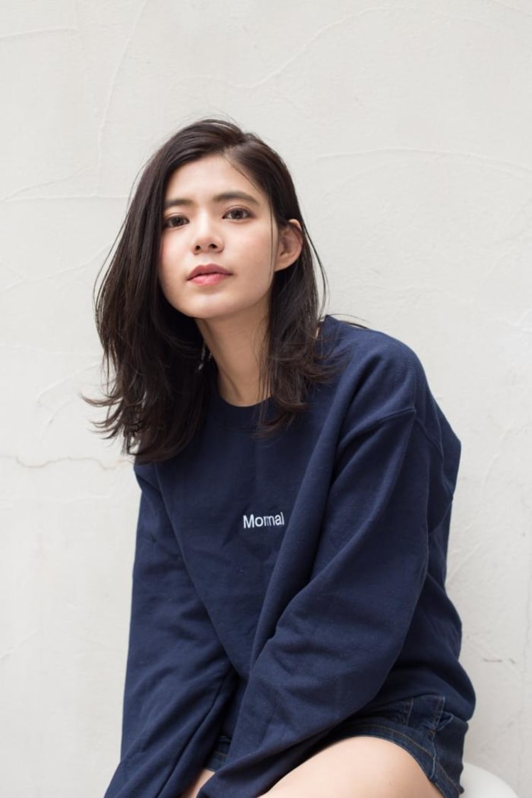 カジュアルストレート セミディ ヘアカタログ Ash 中目黒店 高橋 臣介 ヘアサロン 美容院 Ash オフィシャルサイト