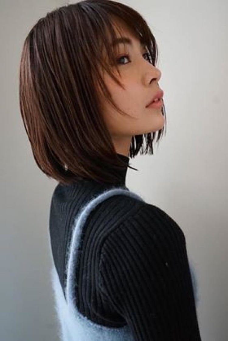 デート前におすすめ王道ストレートボブ ヘアカタログ ヘアサロン 美容院 Ash オフィシャルサイト