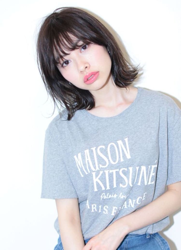 ブラントカット 外ハネボブ ヘアカタログ Ash 自由が丘店 坂本 哲也 ヘアサロン 美容院 Ash オフィシャルサイト