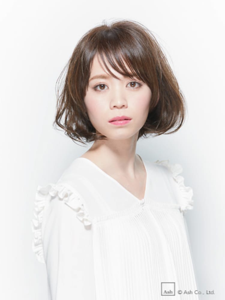 セミウェットショートボブ ヘアカタログ Ash 池袋店 山川 大輔 ヘアサロン 美容院 Ash オフィシャルサイト