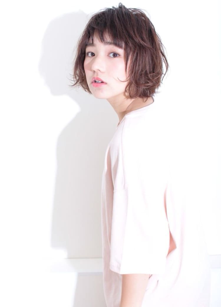 ベビーショートバング 無造作ボブ ヘアカタログ Ash 自由が丘店 坂本 哲也 ヘアサロン 美容院 Ash オフィシャルサイト