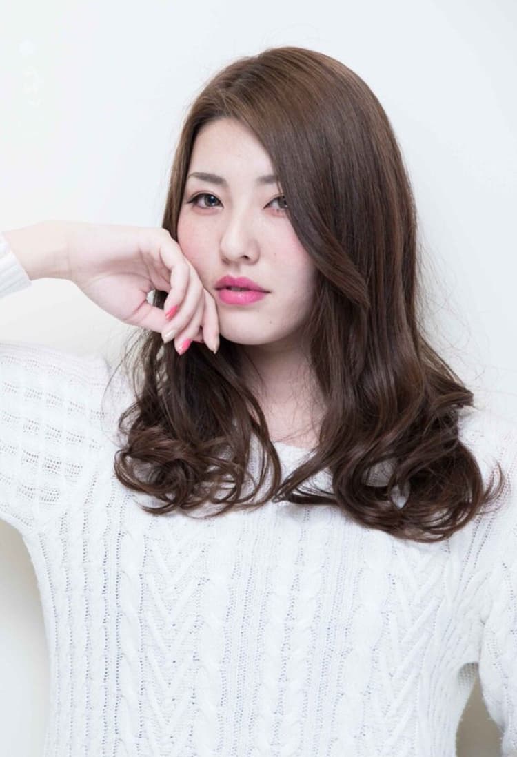 大人可愛いゆるふわロング ヘアカタログ Ash 稲田堤店 平川 千夏 ヘアサロン 美容院 Ash オフィシャルサイト