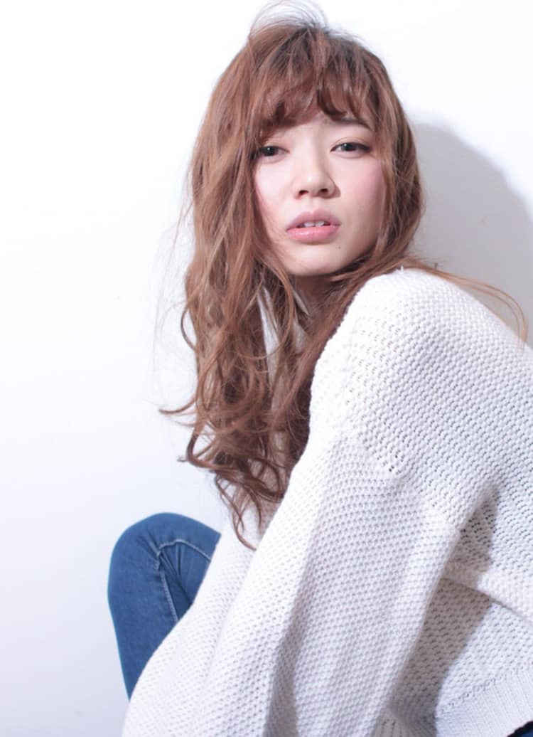 大人可愛いドレープカールロング ヘアカタログ Ash 自由が丘店 坂本 哲也 ヘアサロン 美容院 Ash オフィシャルサイト