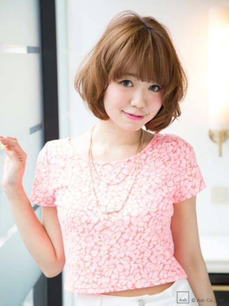 マッシュバングボブ ヘアカタログ Ash 瑞江店 長崎 裕紀 ヘアサロン 美容院 Ash オフィシャルサイト