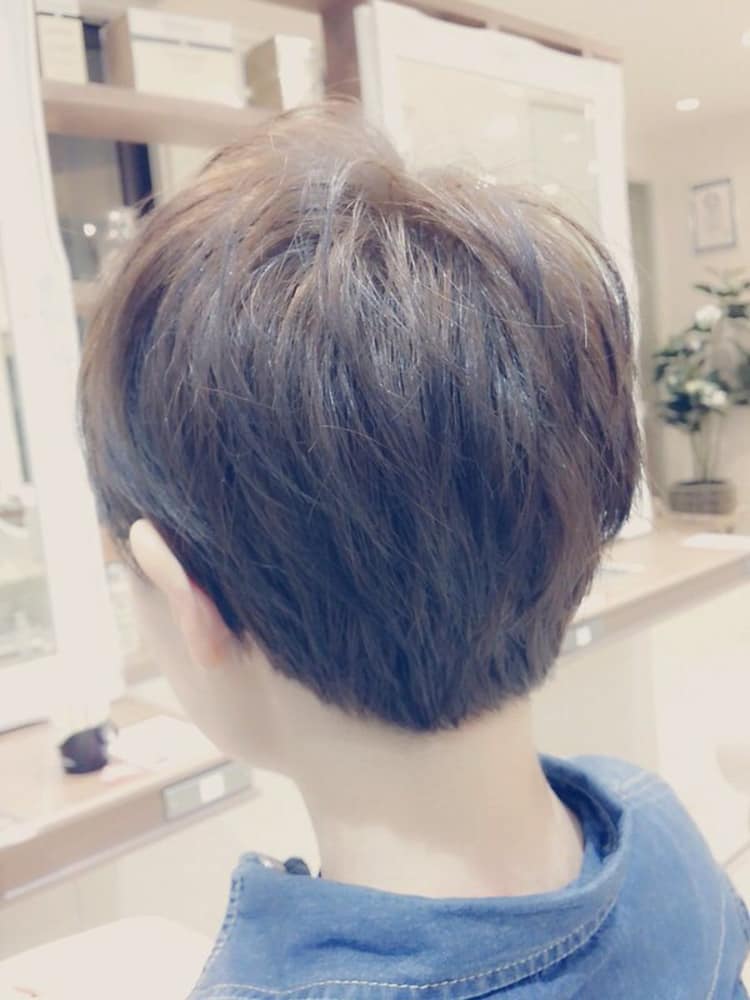 前髪短めナチュラルショート ヘアカタログ Ash 大泉学園店 真木 敬義 ヘアサロン 美容院 Ash オフィシャルサイト