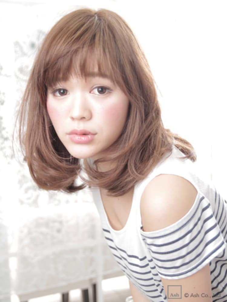 ふんわり内巻き レイヤーで軽さup ヘアカタログ Ash 高円寺店 北谷 拓之 ヘアサロン 美容院 Ash オフィシャルサイト