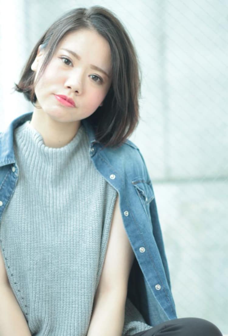 チークバング 大人ボブ ヘアカタログ Ash 自由が丘店 江渡 裕司 ヘアサロン 美容院 Ash オフィシャルサイト