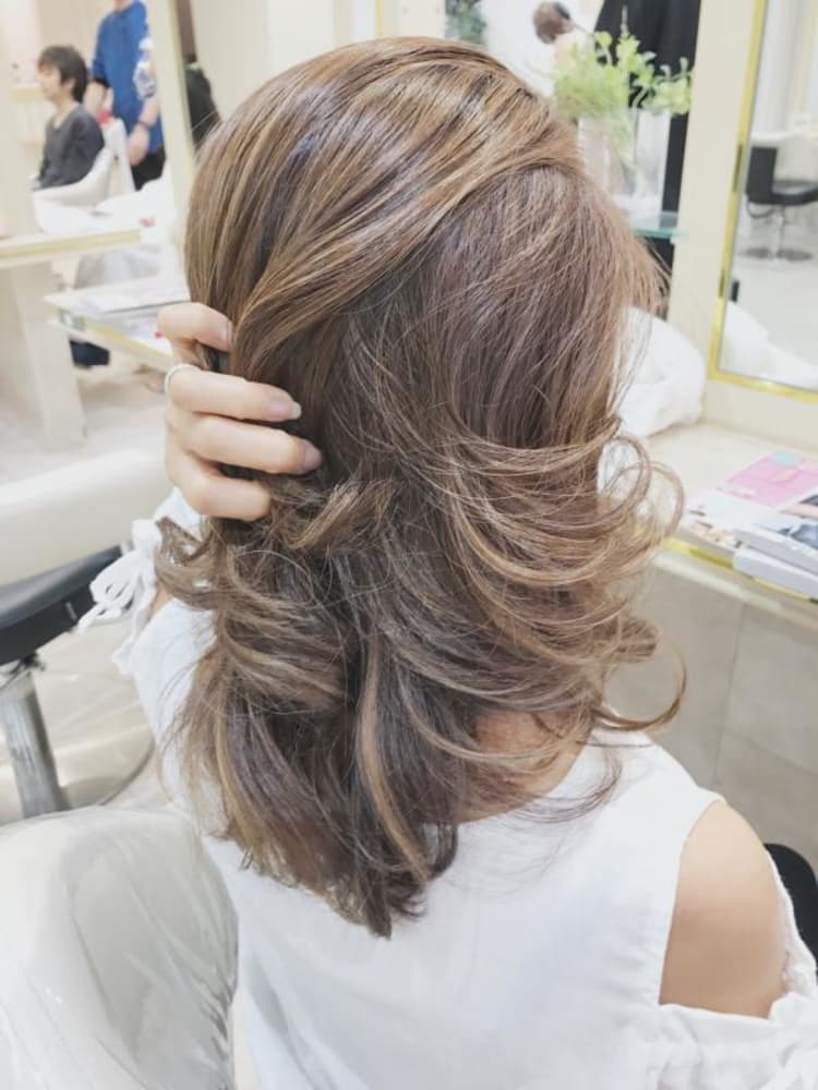 ハイライト ロイヤルミルクティー ヘアカタログ Ash 仙川店 田中 宏明 ヘアサロン 美容院 Ash オフィシャルサイト