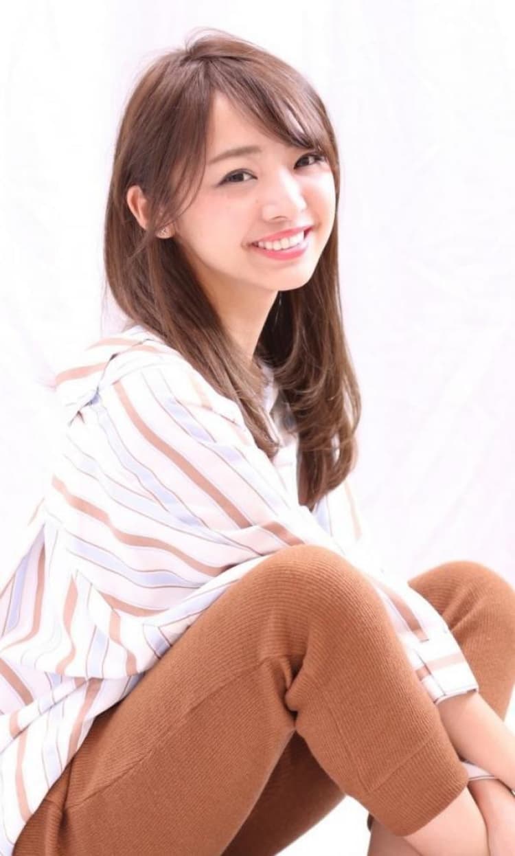 シースルーバング ナチュラルストレート ヘアカタログ Ash 東神奈川店 Ash 東神奈川店 ヘアサロン 美容院 Ash オフィシャルサイト