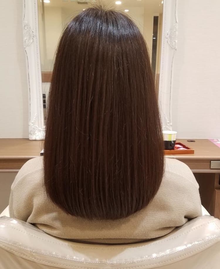 サラサラストレートセミロング ヘアカタログ Ash 大泉学園店 村岡 信太朗 ヘアサロン 美容院 Ash オフィシャルサイト