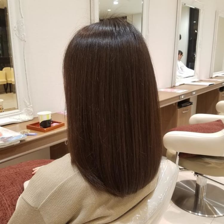 サラサラストレートセミロング ヘアカタログ Ash 大泉学園店 村岡 信太朗 ヘアサロン 美容院 Ash オフィシャルサイト