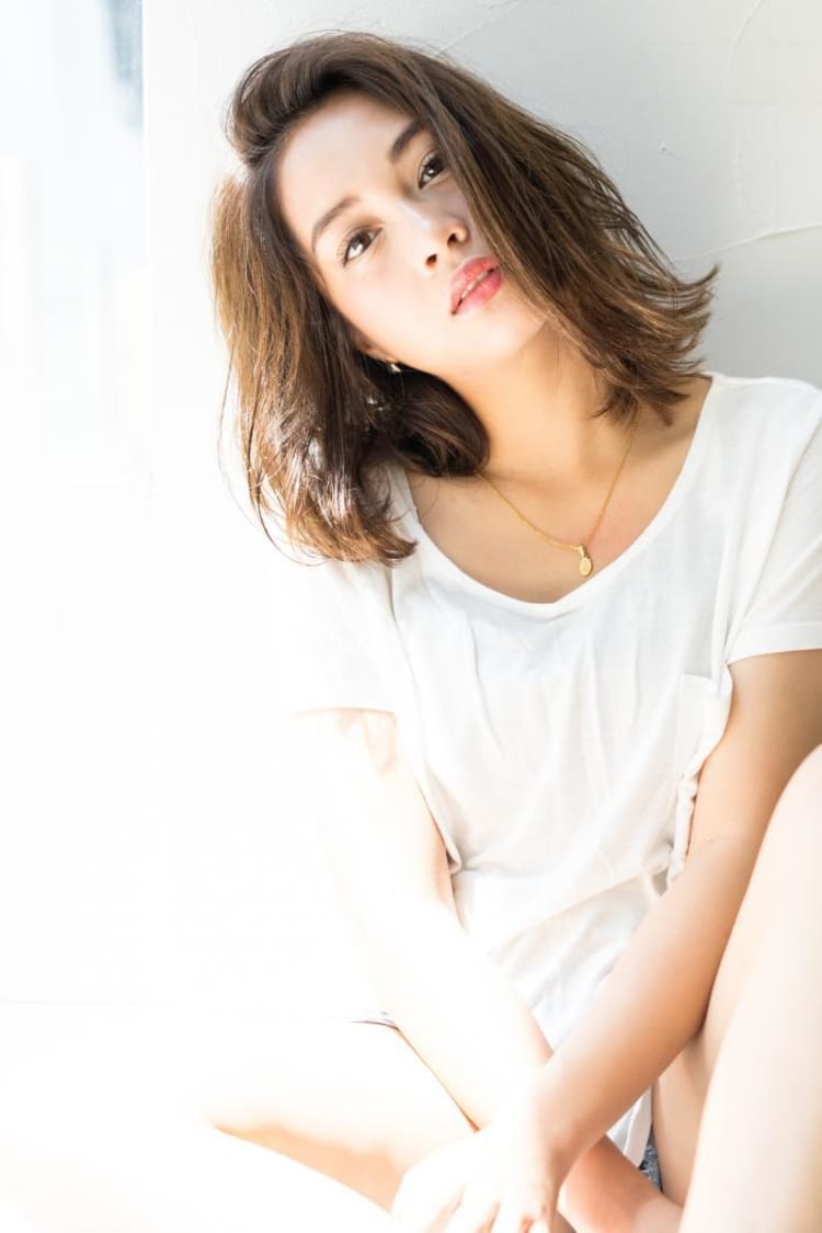 外国人風乾かしっぱなしボブ ヘアカタログ Ash 祐天寺店 山田 涼一 ヘアサロン 美容院 Ash オフィシャルサイト