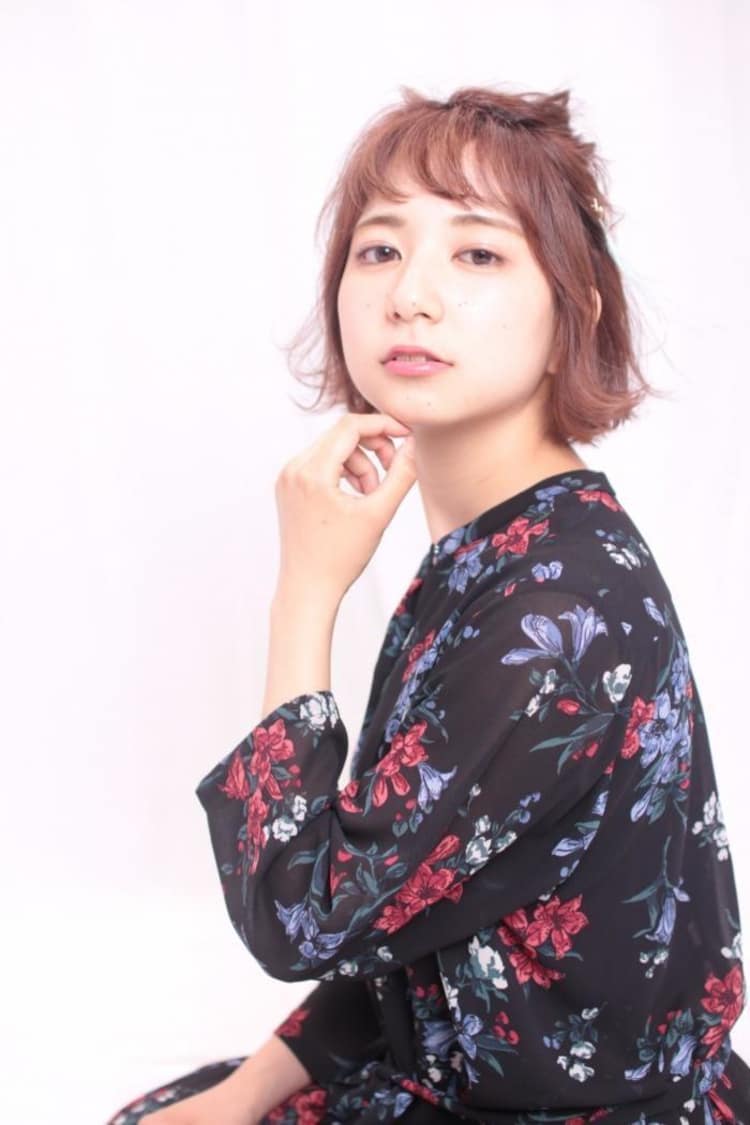 猫耳ショートボブアレンジ ヘアカタログ Ash 東神奈川店 Ash 東神奈川店 ヘアサロン 美容院 Ash オフィシャルサイト