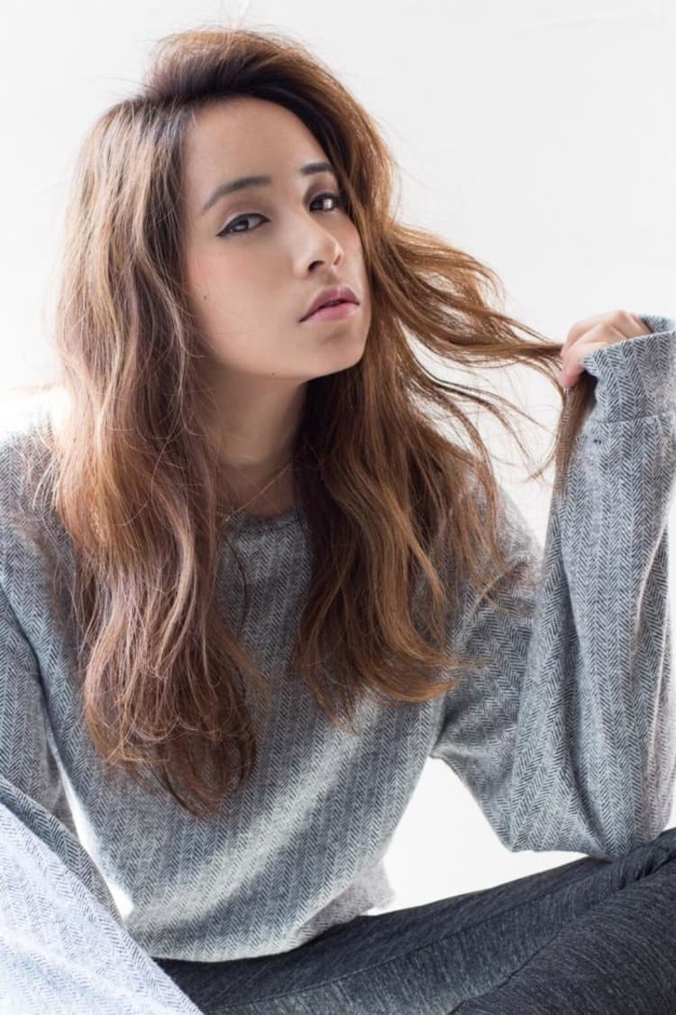 外国人風かきあげロング ヘアカタログ Ash 祐天寺店 山田 涼一 ヘアサロン 美容院 Ash オフィシャルサイト