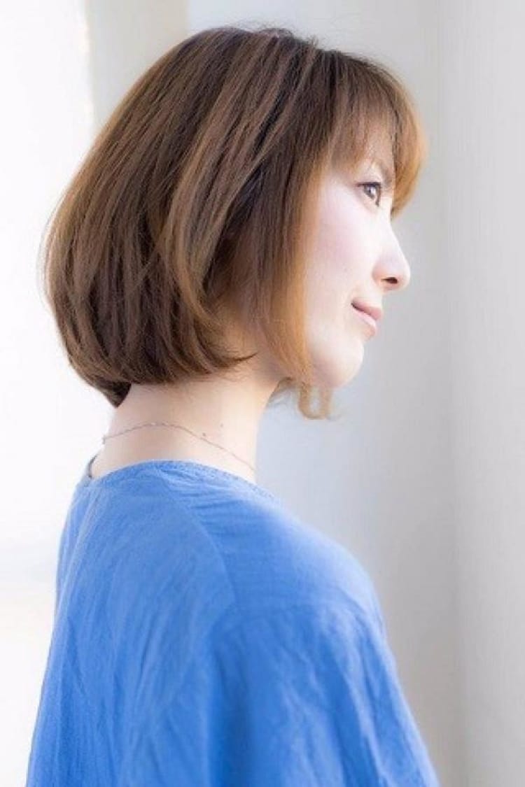 大人のミディアムボブ ヘアカタログ ヘアサロン 美容院 Ash オフィシャルサイト