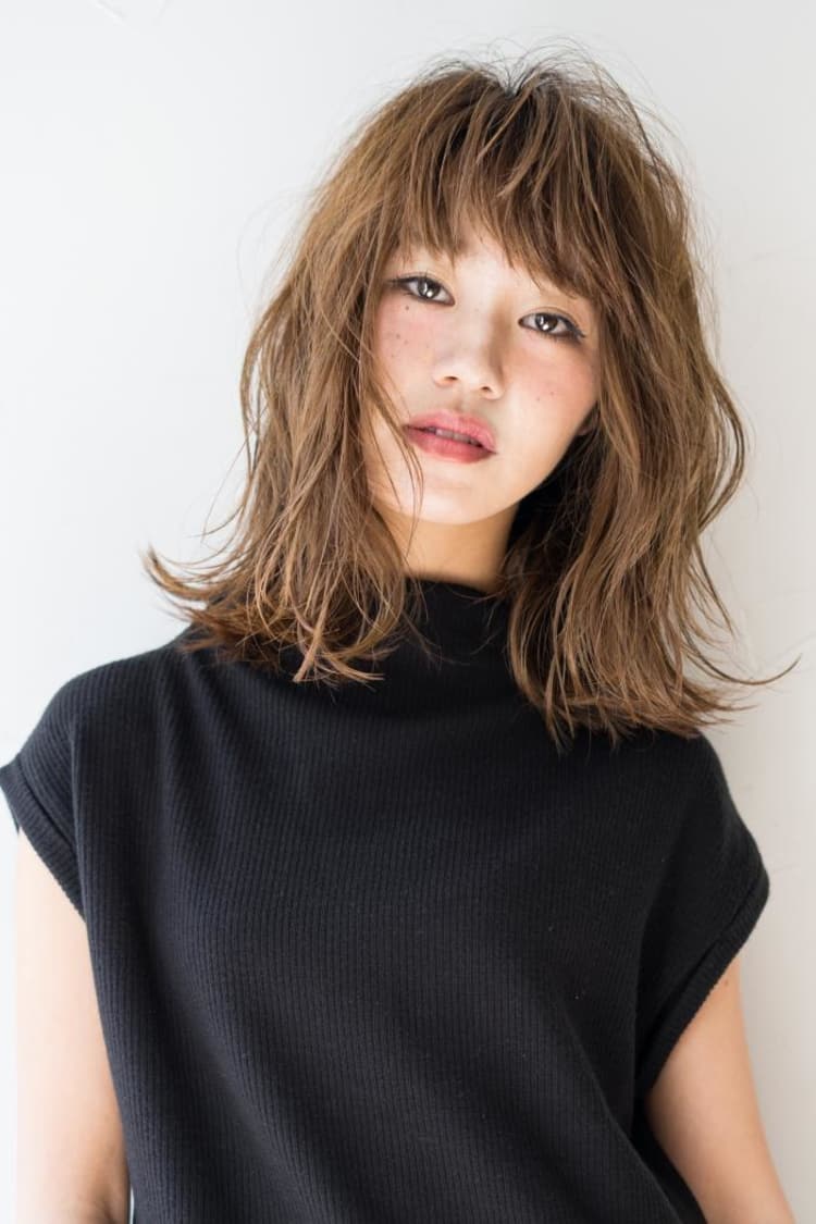 ほつれウェーブロブ ヘアカタログ Ash 祐天寺店 山田 涼一 ヘアサロン 美容院 Ash オフィシャルサイト ほつれウェーブロブ ヘアカタログ Ash 祐天寺店 山田 涼一 ヘアサロン 美容院 Ash オフィシャルサイト